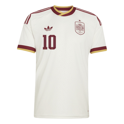 Maglia Replica Spagna Trasferta OLMO #10 Uomo Mondiali 2026