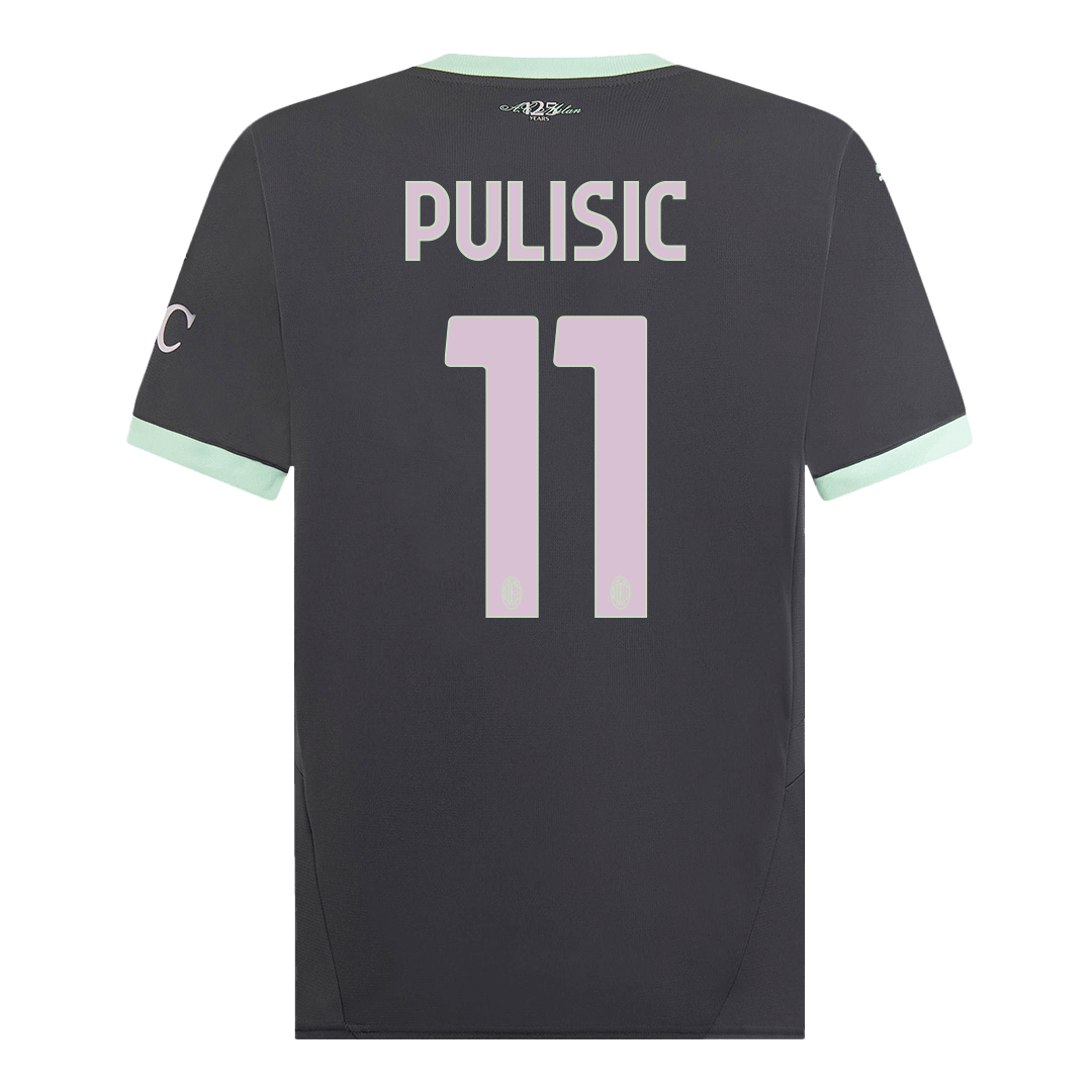 Maglia Replica AC Milan Terza PULISIC #11 Uomo 2024/25