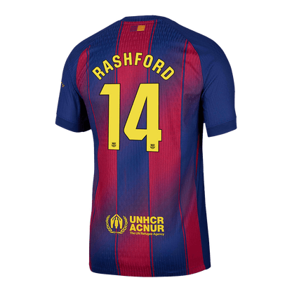 Maglia Gara Barcelona Casa RASHFORD #14 Uomo 2025/26