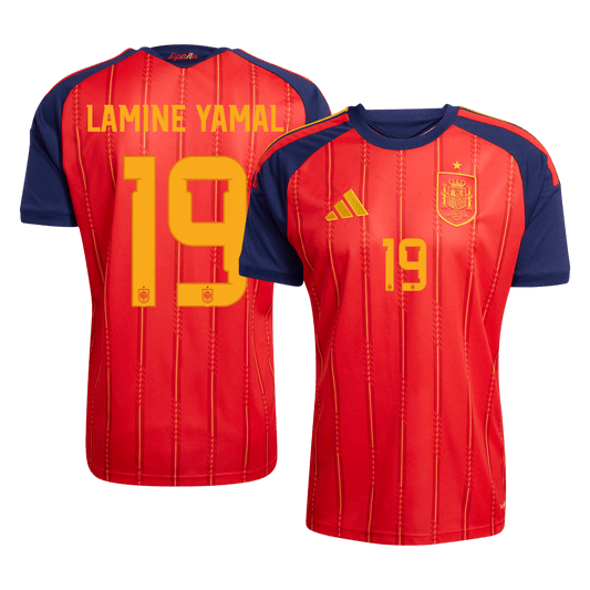 Maglia Replica Spagna Casa LAMINE YAMAL #19 Uomo Mondiali 2026
