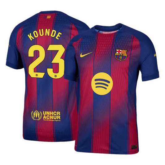 Maglia Gara Barcelona Casa KOUNDE #23 Uomo 2025/26