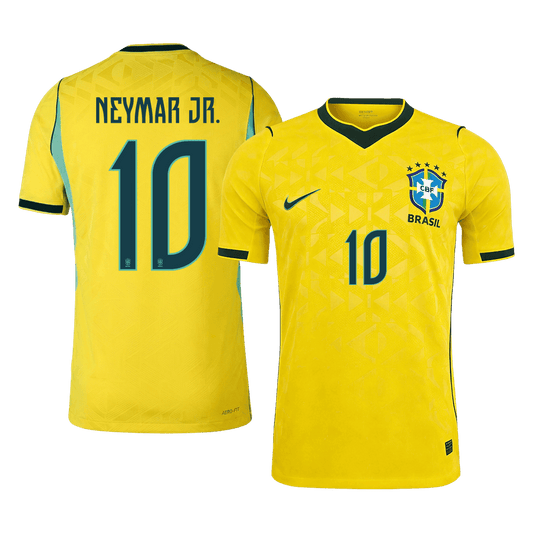 Maglia Gara Brasile Casa NEYMAR JR. #10 Uomo Mondiali 2026