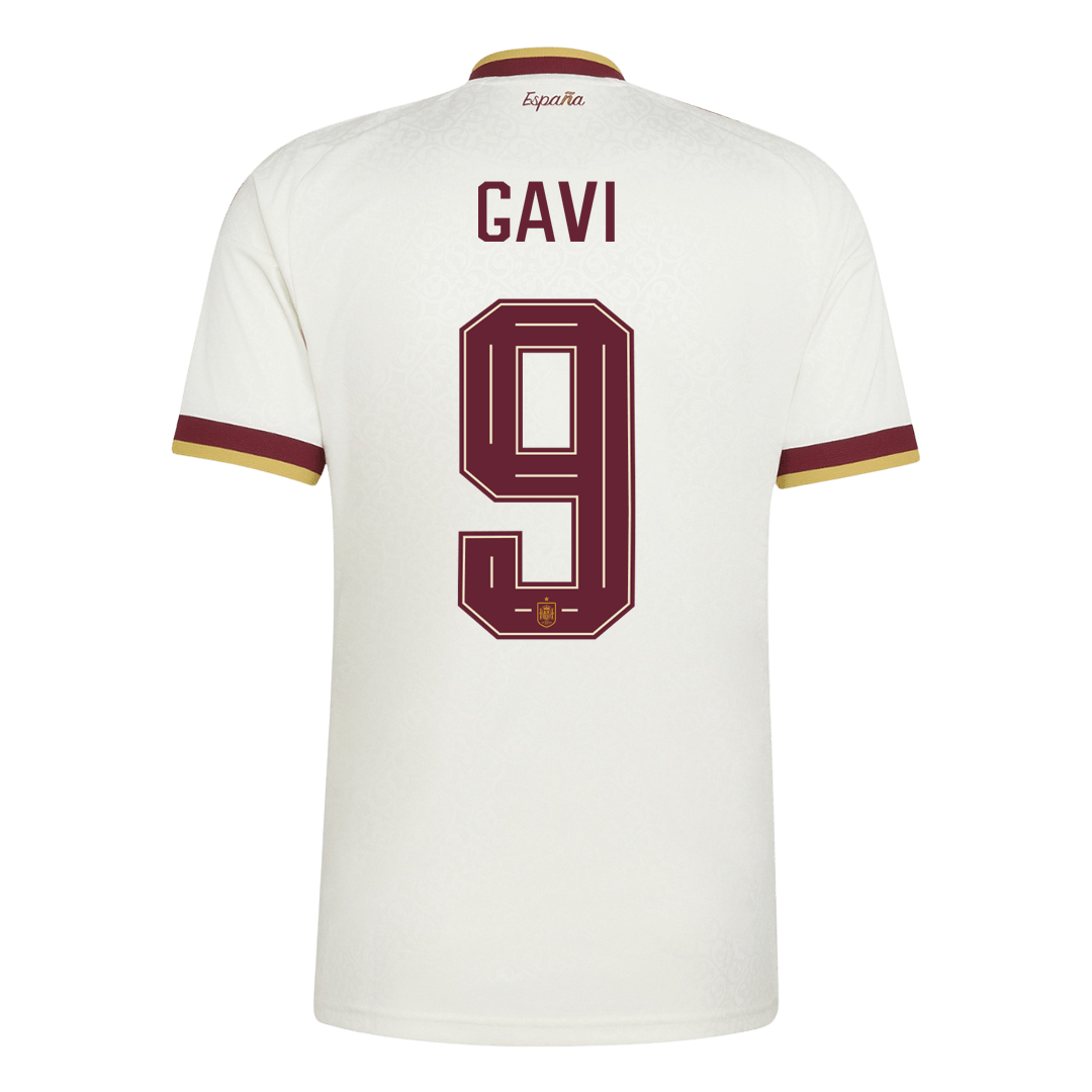 Maglia Replica Spagna Trasferta GAVI #9 Uomo Mondiali 2026