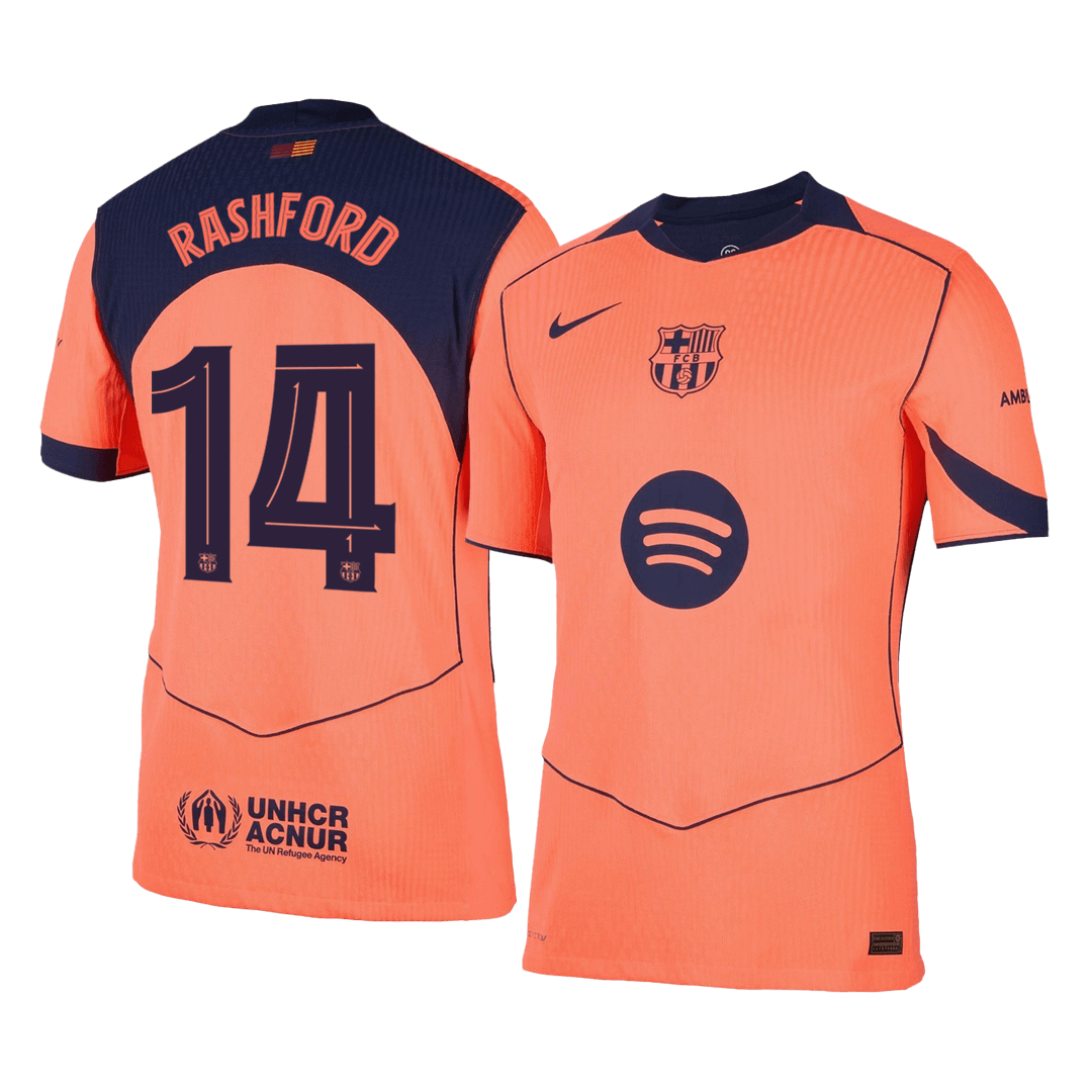 Maglia Gara Barcelona Terza RASHFORD #14 Uomo 2025/26