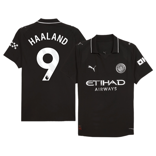 Maglia Gara Manchester City Trasferta HAALAND #9 Uomo 2025/26