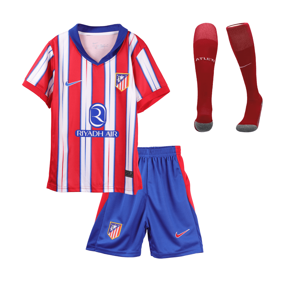 Kit Completo Bambino Atletico Madrid Casa 2024/25 - 3 Pezzi