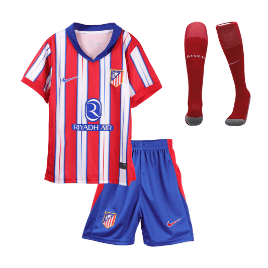 Kit Completo Bambino Atletico Madrid Casa 2024/25 - 3 Pezzi