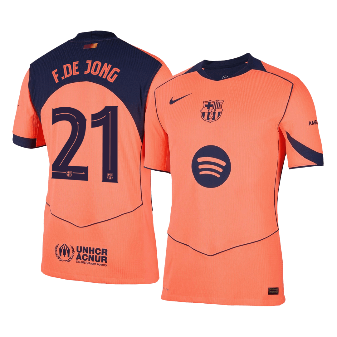 Maglia Gara Barcelona Terza F.DE JONG #21 Uomo 2025/26