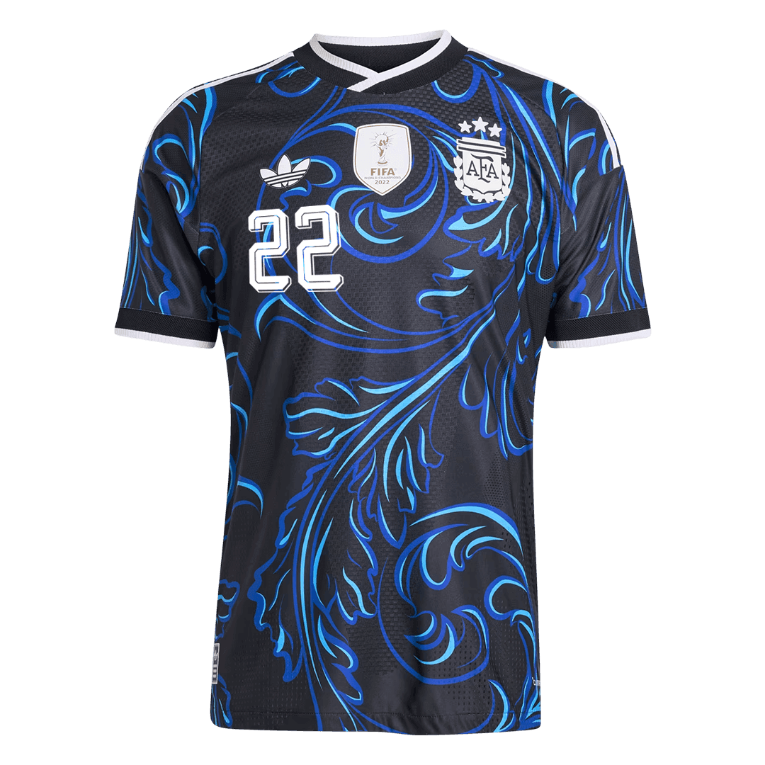 Maglia Gara Argentina Trasferta L. MARTÍNEZ #22 Uomo Mondiali 2026