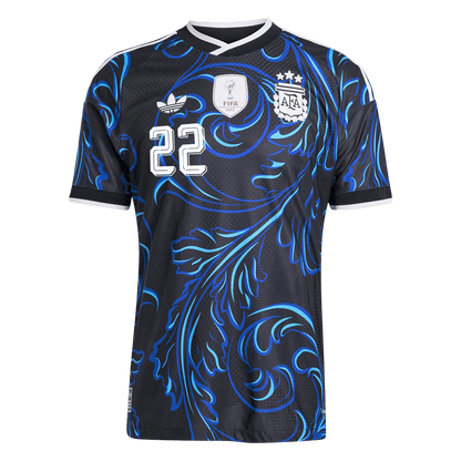 Maglia Gara Argentina Trasferta L. MARTÍNEZ #22 Uomo Mondiali 2026