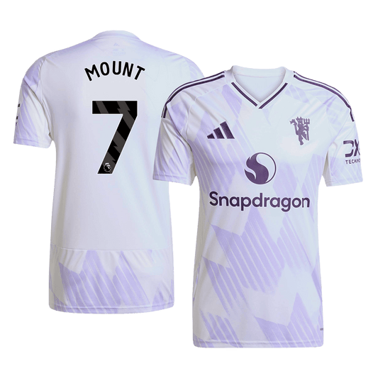 Maglia Replica Manchester United Trasferta MOUNT #7 Uomo 2025/26