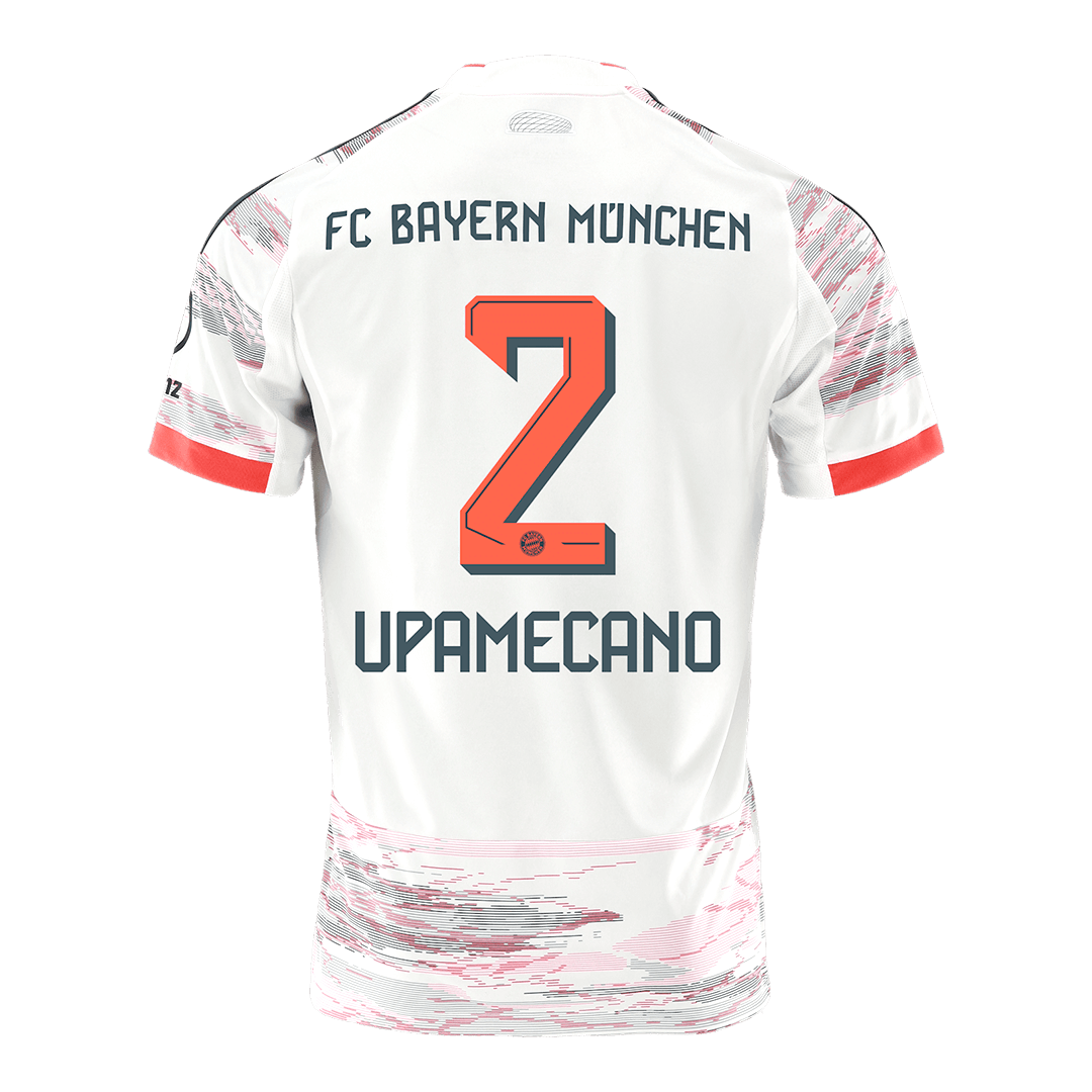 Maglia Replica Bayern Munich Trasferta UPAMECANO #2 Uomo 2025/26