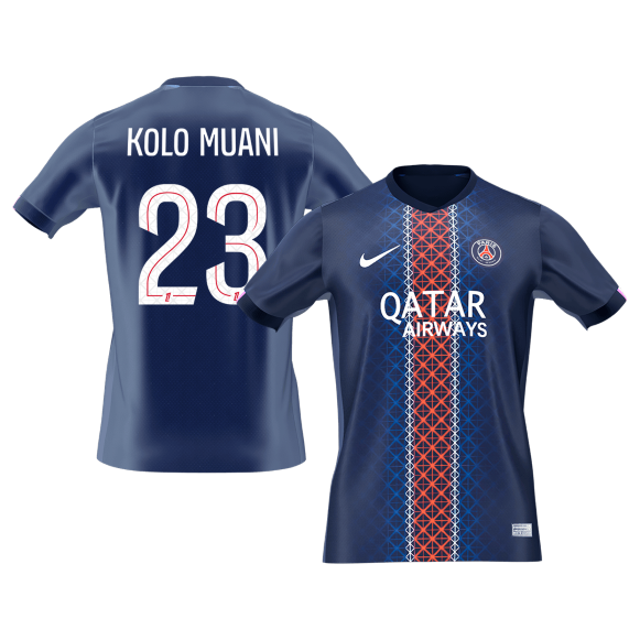 Maglia Replica PSG Casa KOLO MUANI #23 Uomo 2025/26