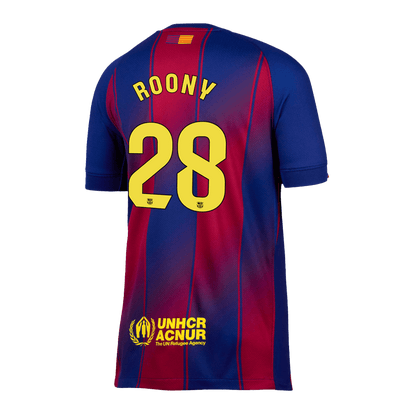 Maglia Replica Barcelona Casa ROONY #28 Uomo 2025/26