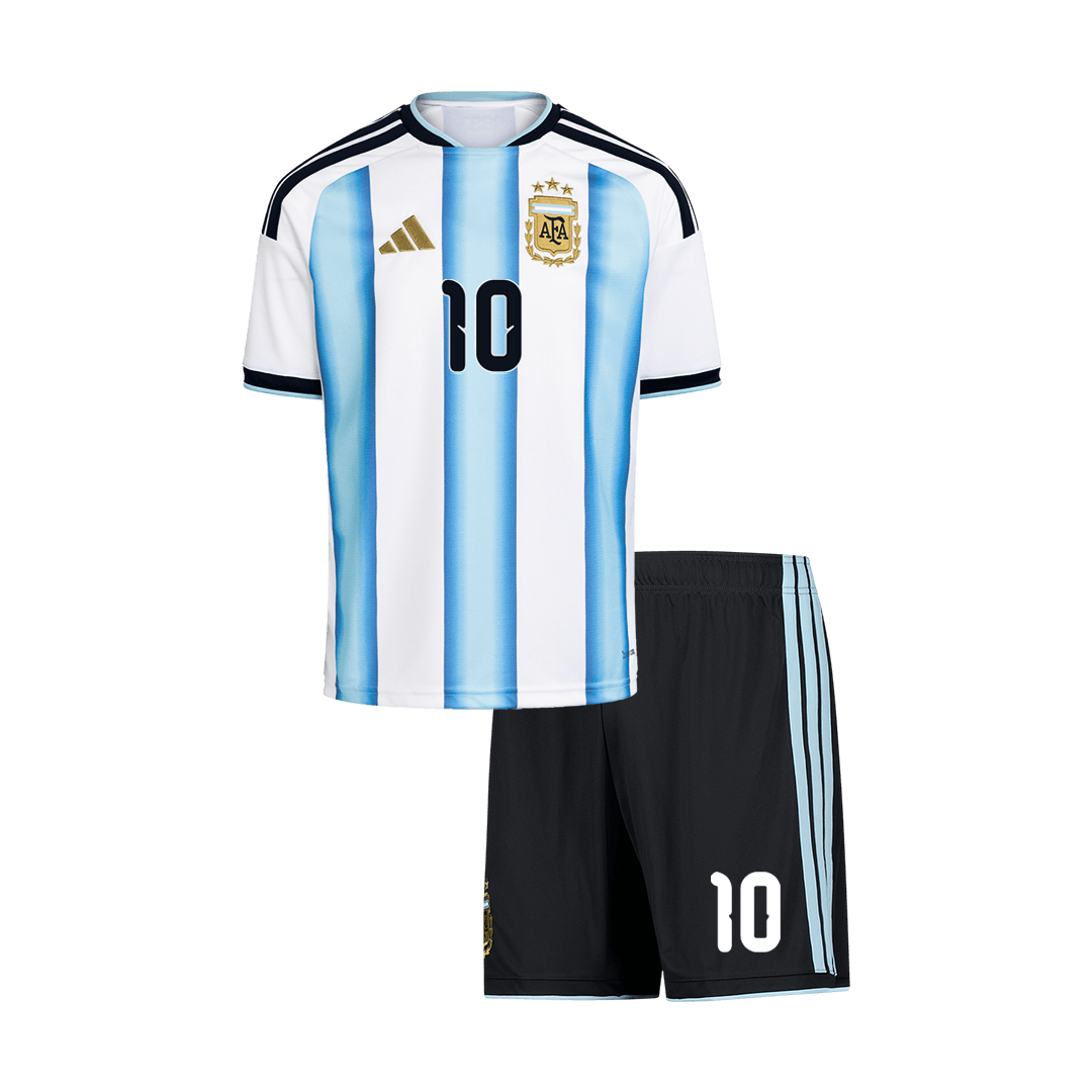 Base Kit Bambino Argentina MESSI #10 Casa Mondiali 2026 - 2 Pezzi