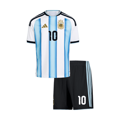 Base Kit Bambino Argentina MESSI #10 Casa Mondiali 2026 - 2 Pezzi