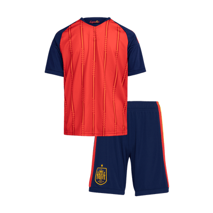 Base Kit Bambino Spagna Casa Mondiali 2026 - 2 Pezzi Champion Edition