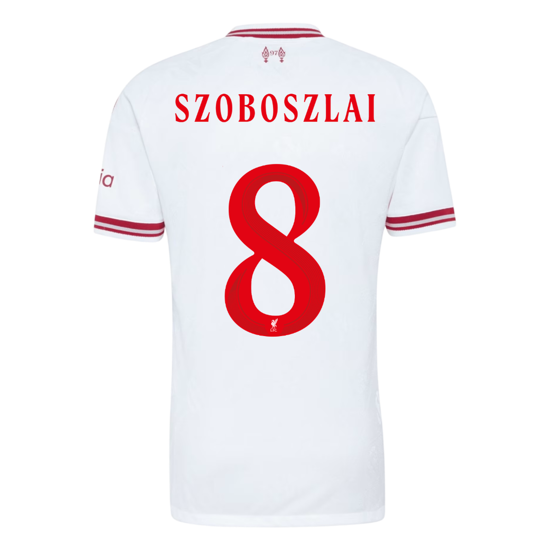 Maglia Gara Liverpool Trasferta SZOBOSZLAI #8 Uomo 2026/27 - UCL