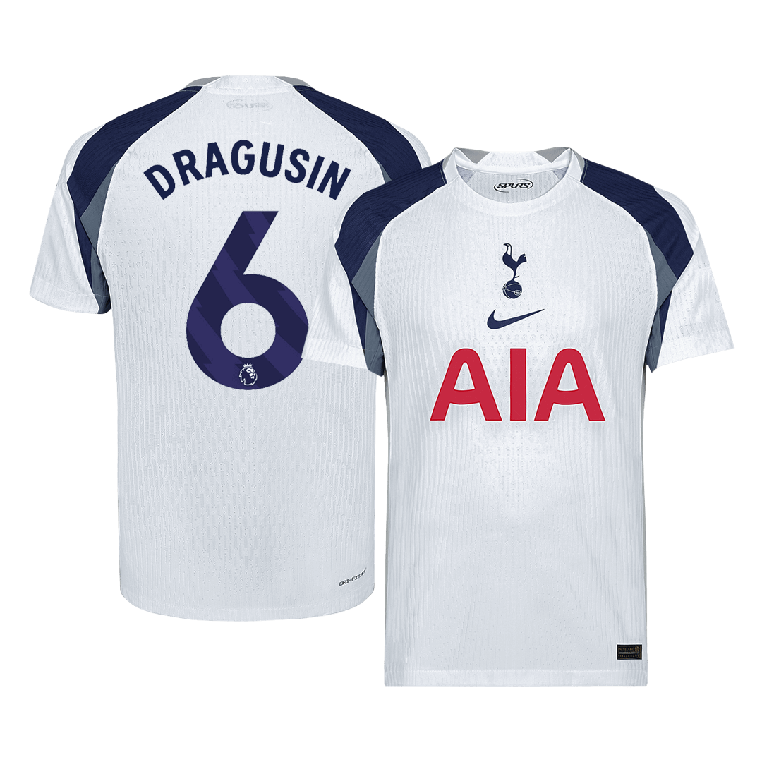 Maglia Gara Tottenham Hotspur Casa DRAGUSIN #6 Uomo 2025/26