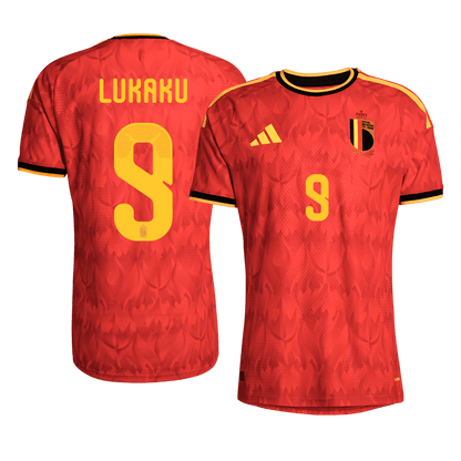 Maglia Gara Belgio Casa LUKAKU #9 Uomo Mondiali 2026