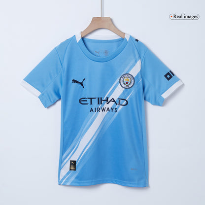 Kit Completo Bambino Manchester City Casa 2025/26 - 3 Pezzi