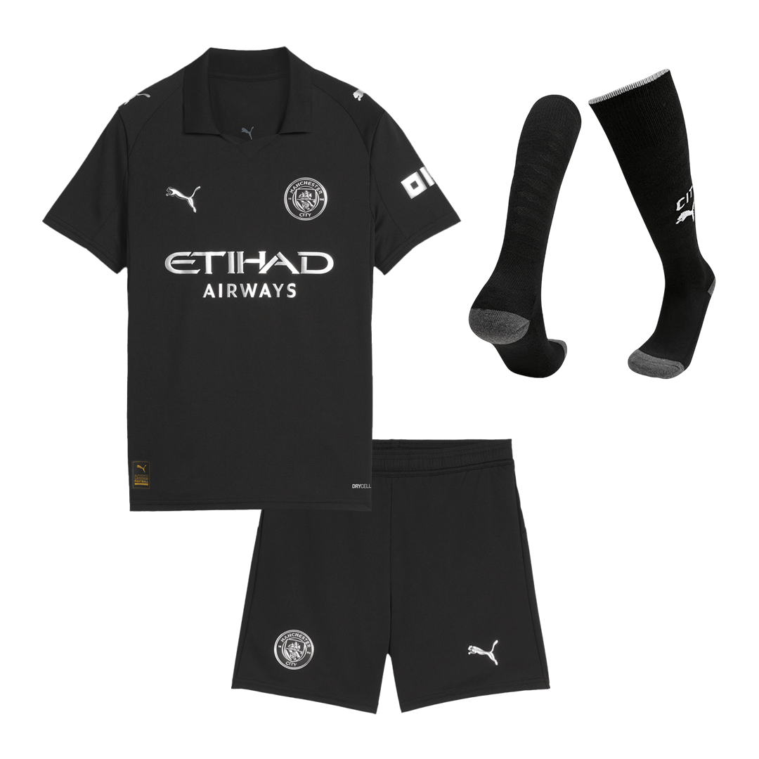 Completo Bambino Manchester City Trasferta 2025/26 - 3 Pezzi