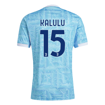 Maglia Replica Juventus Trasferta KALULU #15 Uomo 2025/26