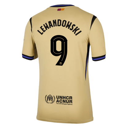Maglia Replica Barcelona Trasferta LEWANDOWSKI #9 Uomo 2025/26 - UCL