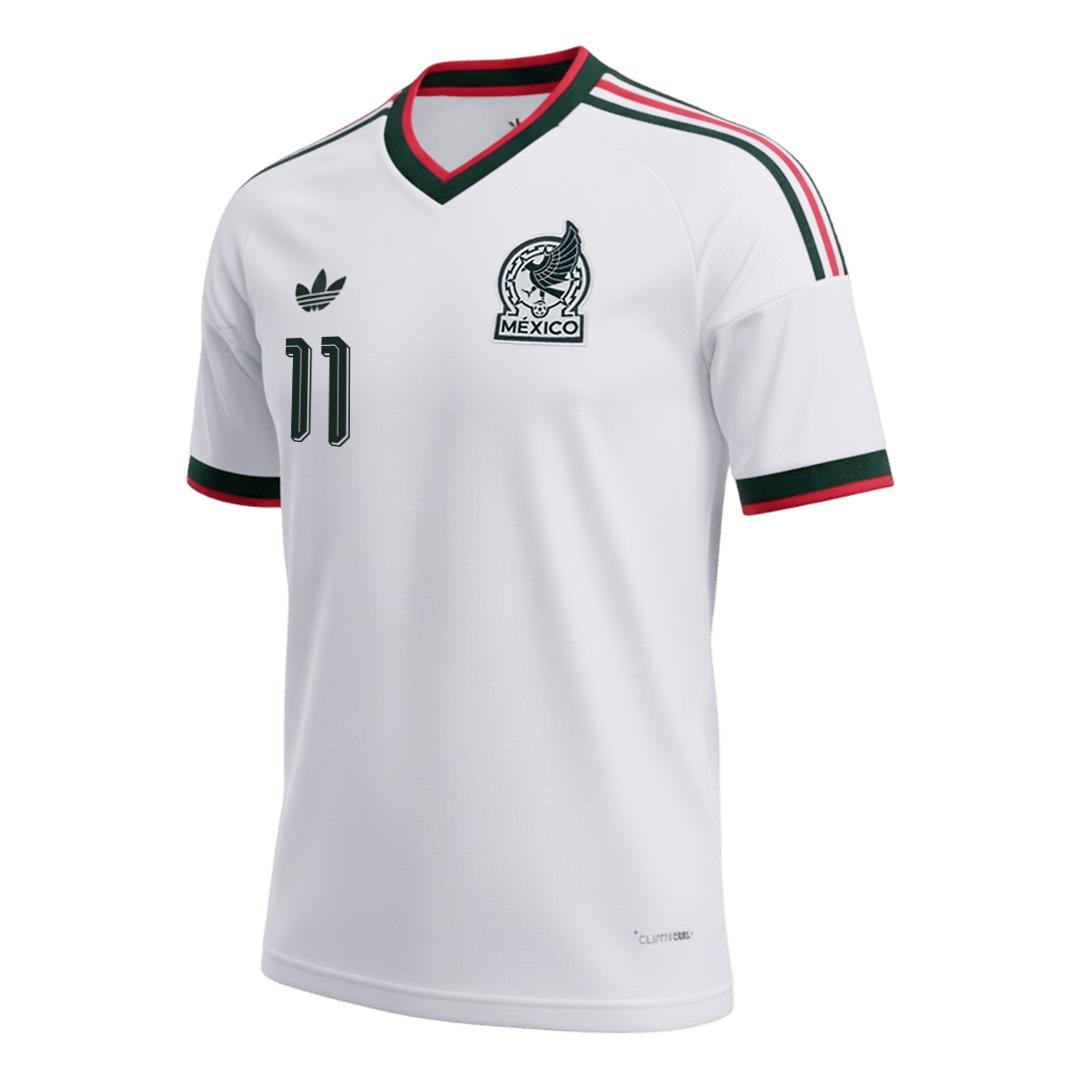 Maglia Replica Messico Trasferta S.GIMENEZ #11 Uomo Mondiali 2026