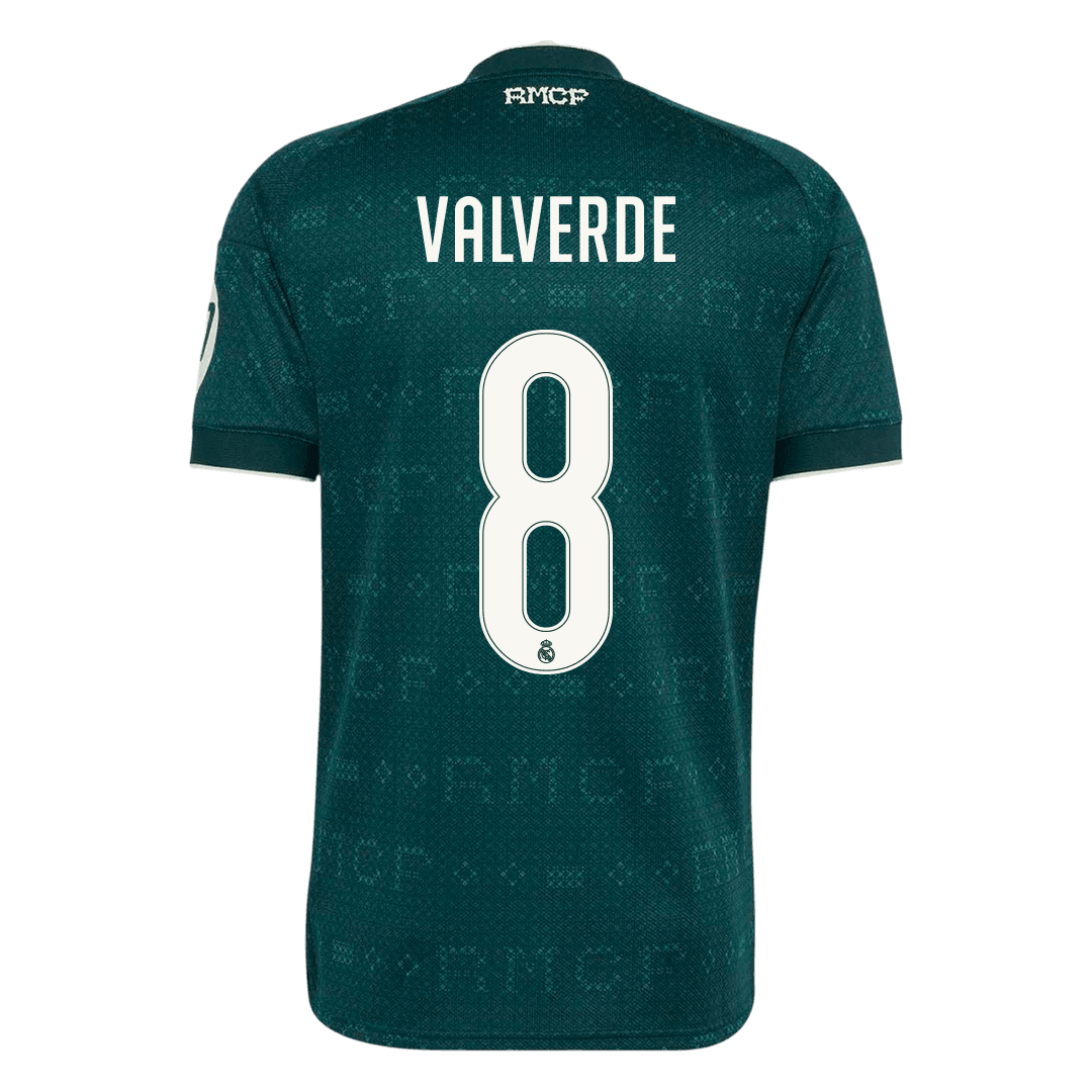 Maglia Replica Real Madrid Trasferta VALVERDE #8 Uomo 2026/27