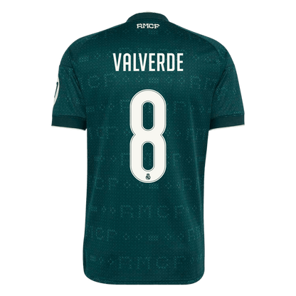 Maglia Replica Real Madrid Trasferta VALVERDE #8 Uomo 2026/27