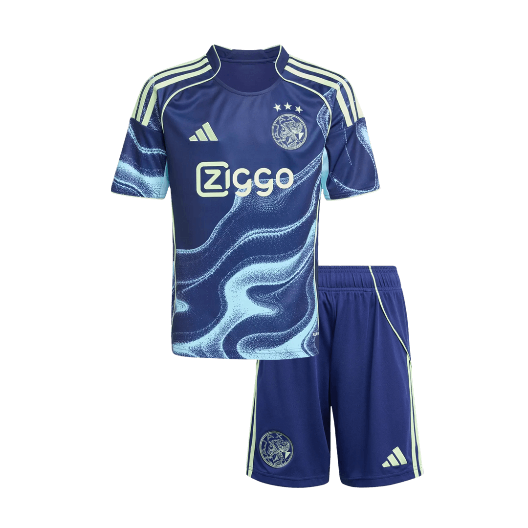 Completo Bambino Ajax Trasferta 2025/26 - 2 Pezzi