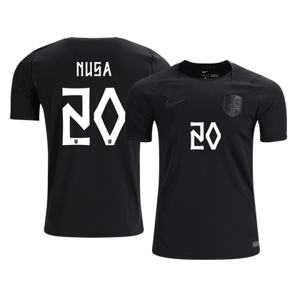 Maglia Replica Norvegia Trasferta NUSA #20 Uomo Mondiali 2026