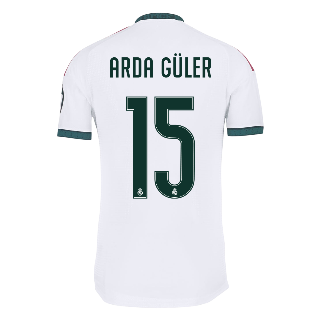 Maglia Gara Real Madrid Casa ARDA GÜLER #15 Uomo 2026/27