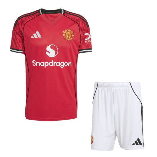 Completo Base Manchester United Casa Uomo 2025/26 - 2 Pezzi