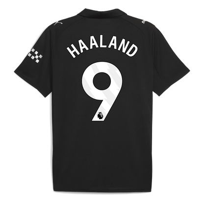 Maglia Replica Manchester City Trasferta HAALAND #9 Uomo 2025/26