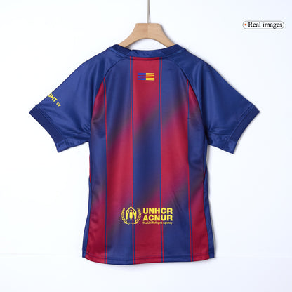Kit Completo Bambino Barcelona Casa 2025/26 - 3 Pezzi
