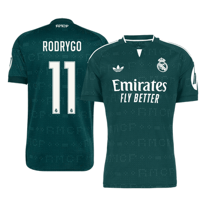 Maglia Replica Real Madrid Trasferta RODRYGO #11 Uomo 2026/27