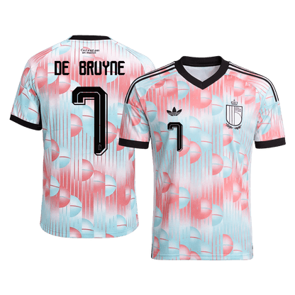 Maglia Replica Belgio Trasferta DE BRUYNE #7 Uomo Mondiali 2026