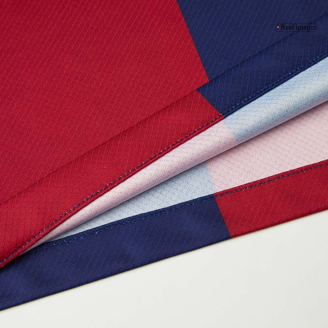 Maglia Replica Barcelona Casa Uomo Spotify Logo Without Text 2024/25 - 125¡ã Anniversario