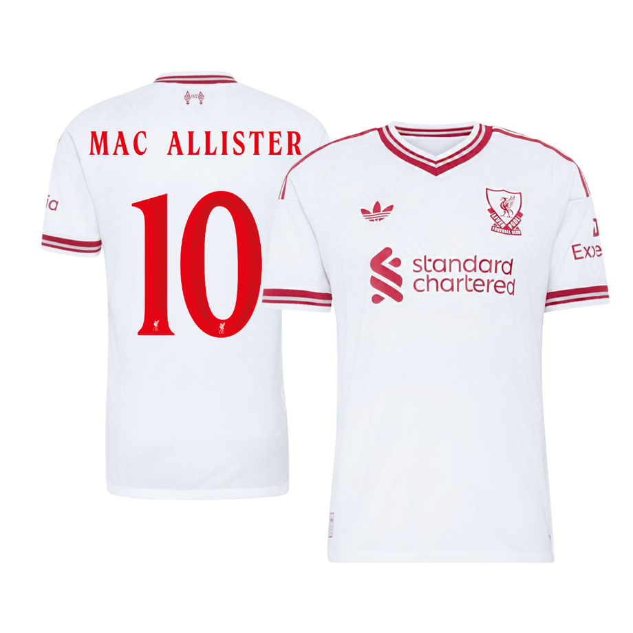 Maglia Gara Liverpool Trasferta MAC ALLISTER #10 Uomo 2026/27 - UCL