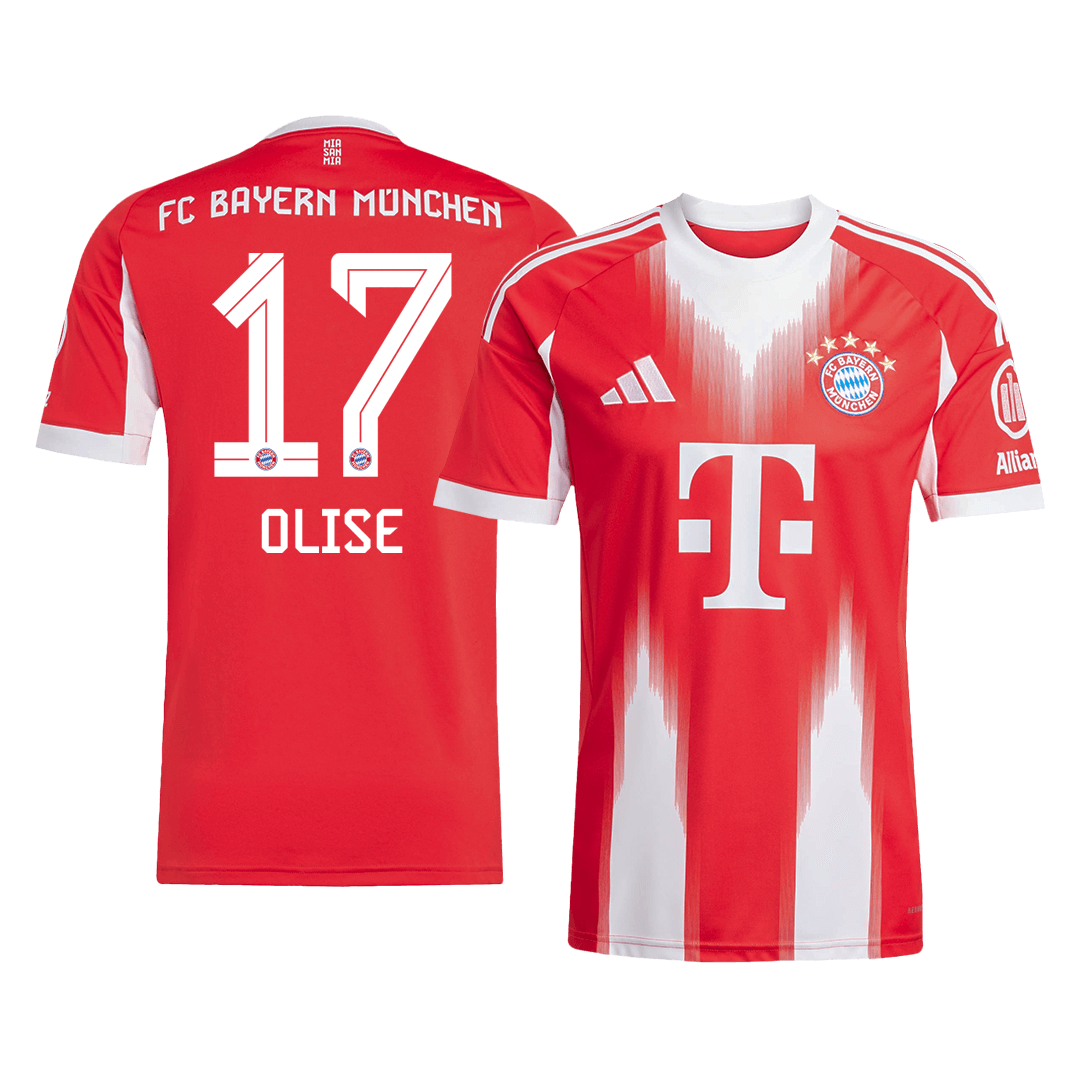 Maglia Replica Bayern Munich Casa OLISE #17 Uomo 2025/26