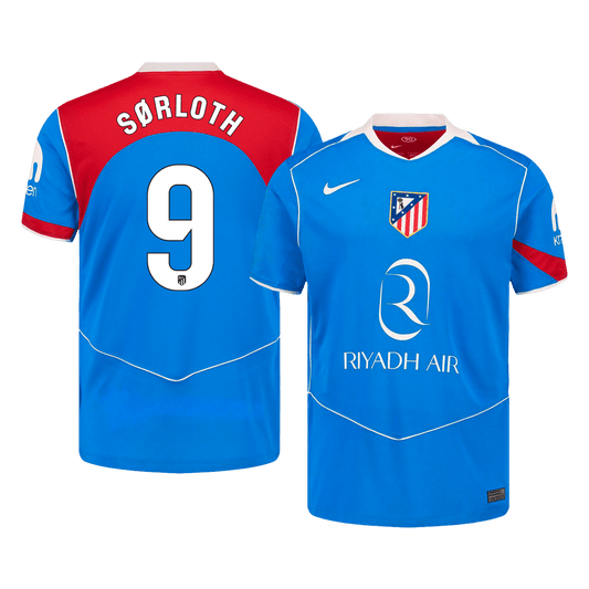Maglia Replica Atletico Madrid Terza SØRLOTH #9 Uomo 2025/26