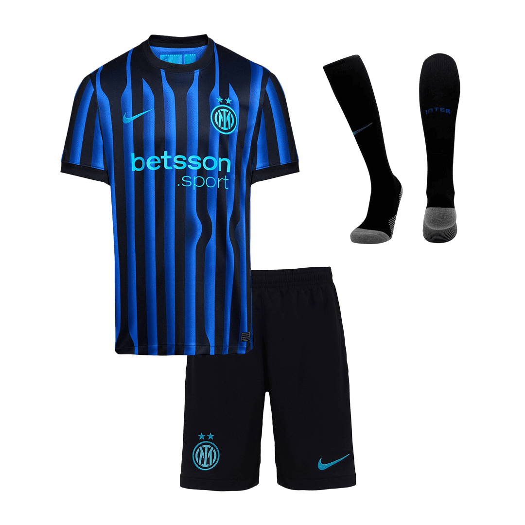 Completo Bambino Inter Milan Casa 2025/26 - 3 Pezzi