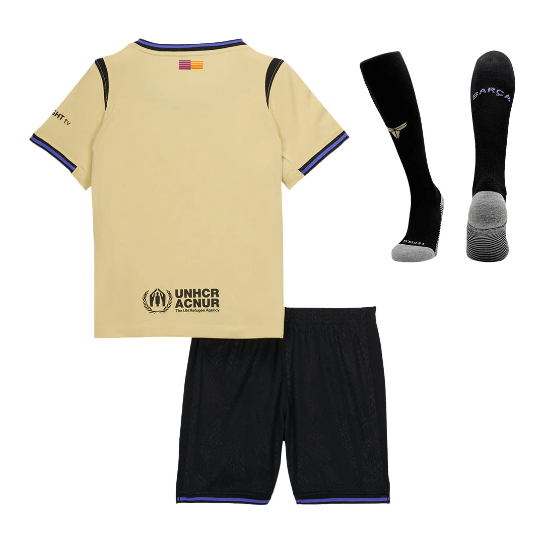 Kit Completo Bambino Barcelona Trasferta 2025/26 - 3 Pezzi