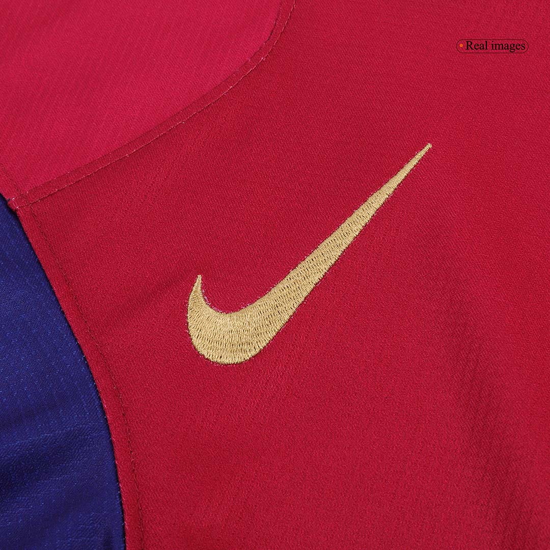 Maglia Replica Barcelona Casa LAMINE YAMAL #19 Uomo 2024/25 - Spotify Logo Without Text