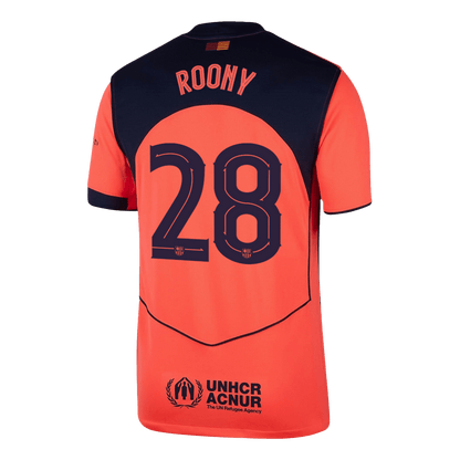 Maglia Replica Barcelona Terza ROONY #28 Uomo 2025/26