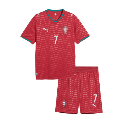 Base Kit Bambino Portogallo RONALDO #7 Casa Mondiali 2026 - 2 Pezzi