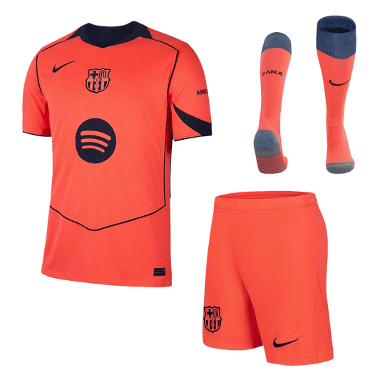 Kit Completo Barcelona Terza Uomo 2025/26 - 3 Pezzi