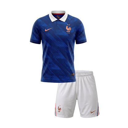 Base Kit Bambino Francia Casa Mondiali 2026 - 2 Pezzi